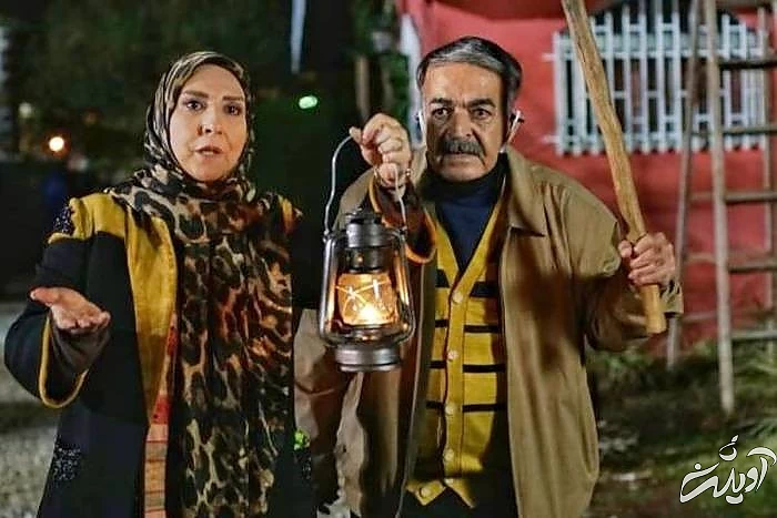 حمید لولایی و مرجانه گلچین در سریال بوتیمار حمید لولایی و مرجانه گلچین